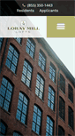 Mobile Screenshot of loraymilllofts.com